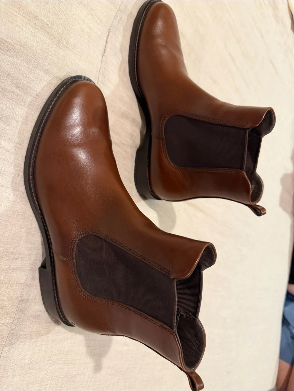 Ecco Men's Chestnut Leather Chukka Boots